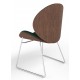 Revive Upholstered Retro Lounge Chair With Cantilever Frame